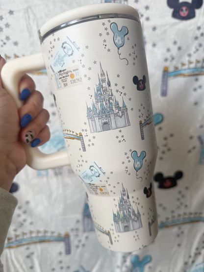 READY TO SHIP - EAST COAST MAGIC WDW - 32oz STAINLESS STEEL TUMBLER