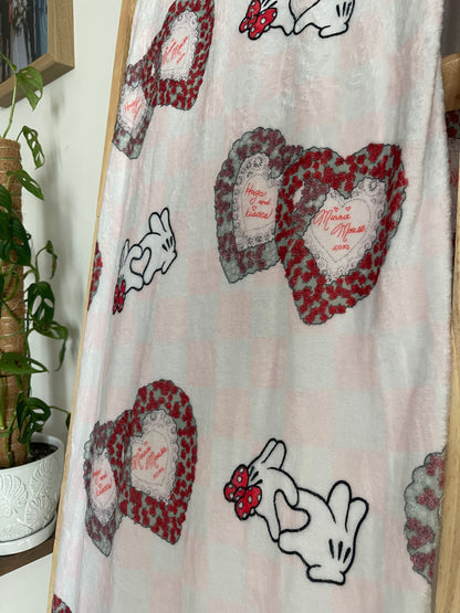 Main Street Hearts - Minky Blanket