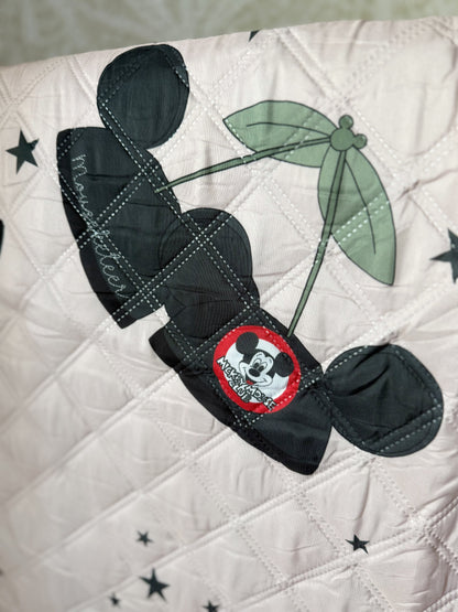 READY TO SHIP - MOUSEKETEER CHERRY HATS - WATERPROOF MAT WITH LEATHER STRAP