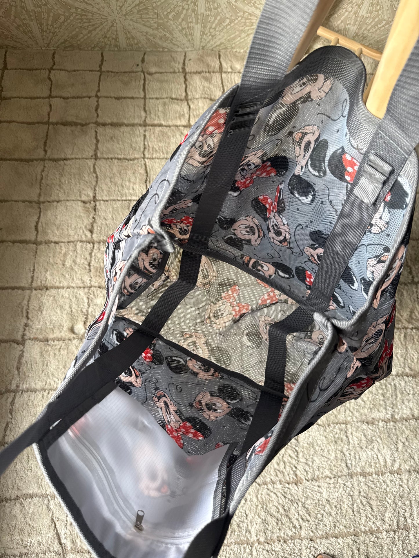 READY TO SHIP - MOUSE BALLOONS - JUMBO MESH BEACH BAG