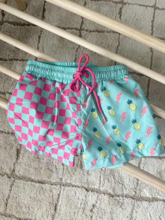 RTS- PINEAPPLE & MOUSE BOLTS CHECKER TRUNKS
