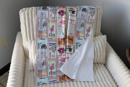 READY TO SHIP - WDW VINTAGE TICKET - MICROFIBER TOWEL SET