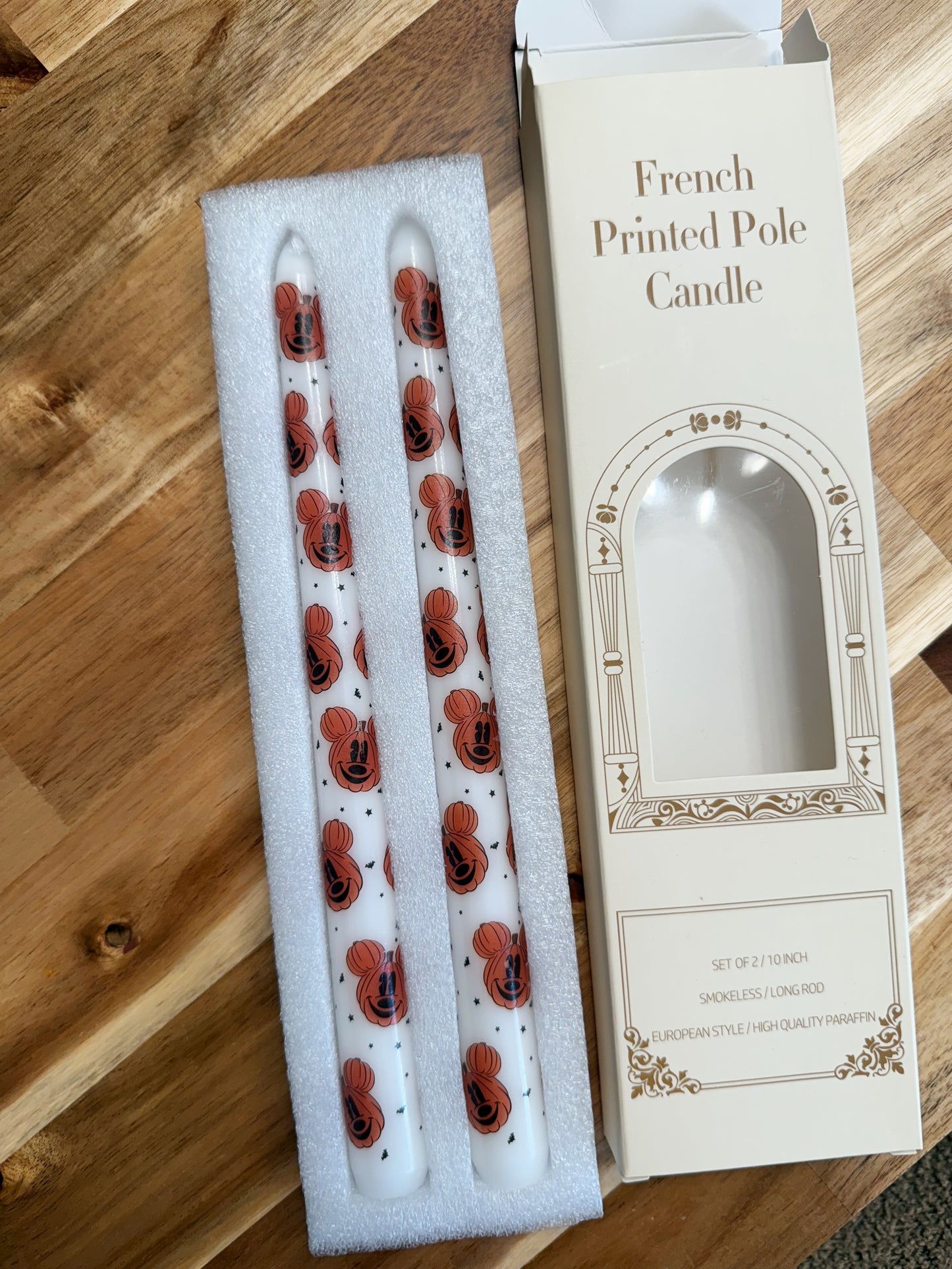 READY TO SHIP - PUMPKIN CANDLES (SET OF 2)