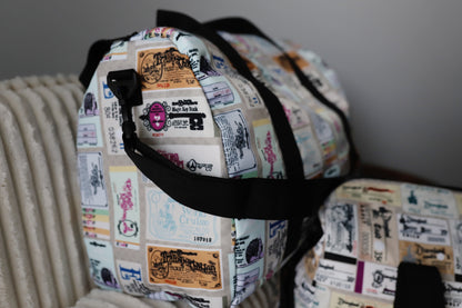 READY TO SHIP - WDW VINTAGE TICKET DUFFEL BAG