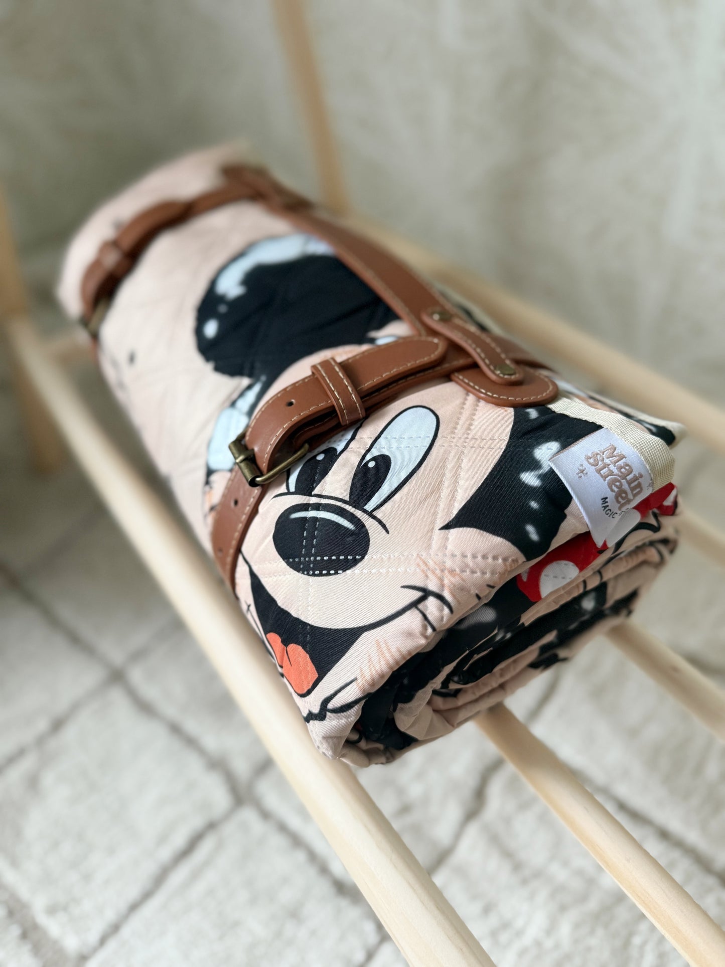READY TO SHIP - MOUSE BALLOONS - WATERPROOF MAT WITH LEATHER STRAP