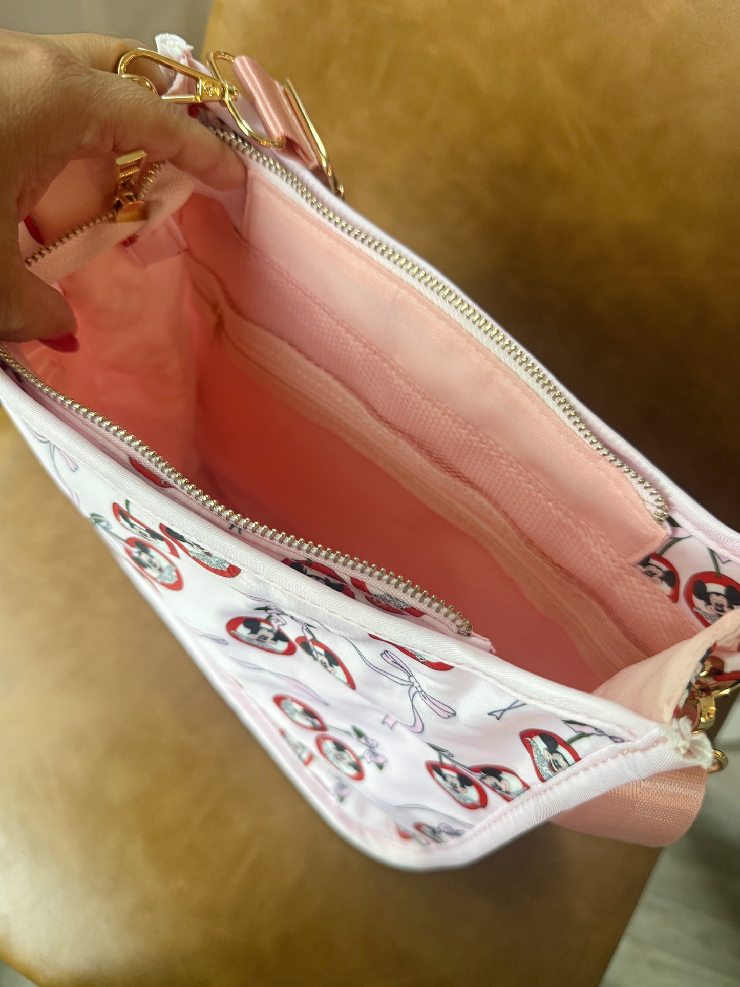 READY TO SHIP - MOUSEKETEER CHERRYS -  CROSSBODY BAG