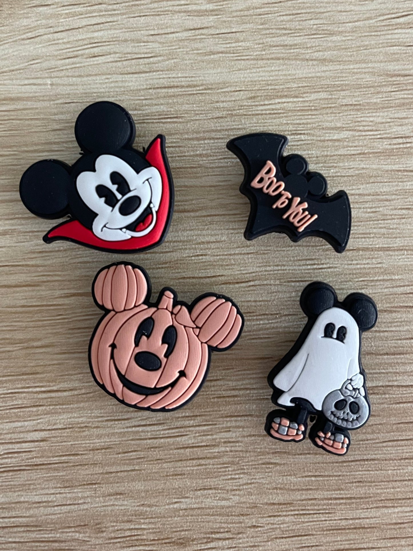 READY TO SHIP  - 4 Piece Shoe charm set - Halloween 2024
