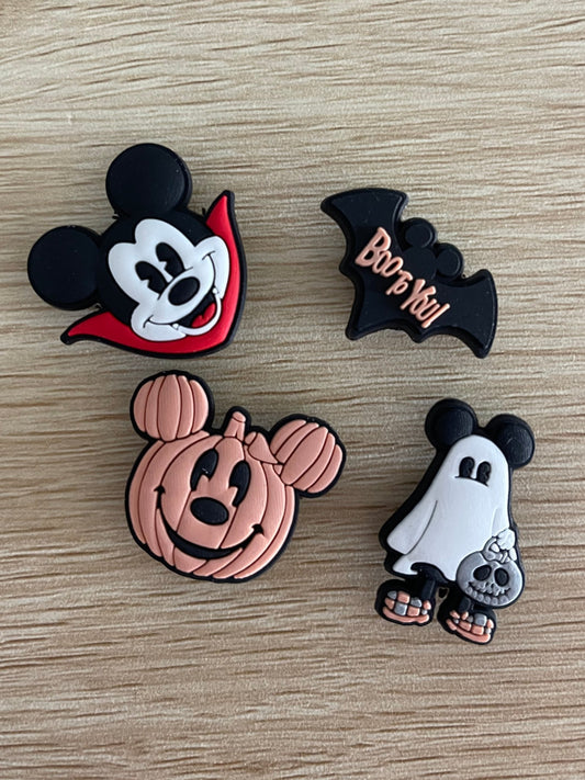 READY TO SHIP  - 4 Piece Shoe charm set - Halloween 2024