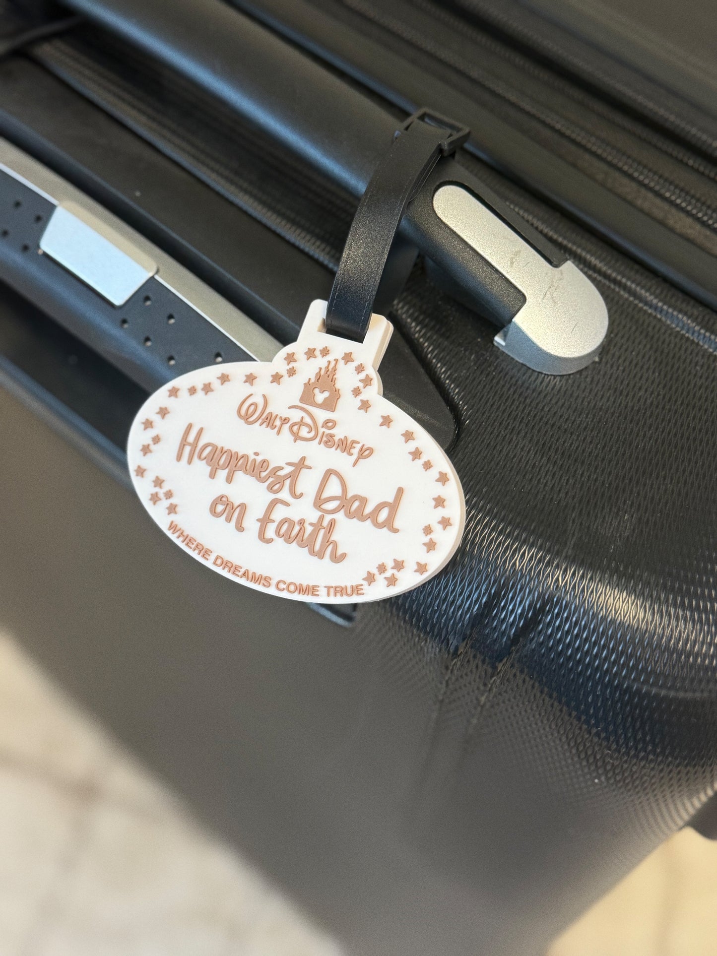 RTS- HAPPIEST ON EARTH - LUGGAGE TAG