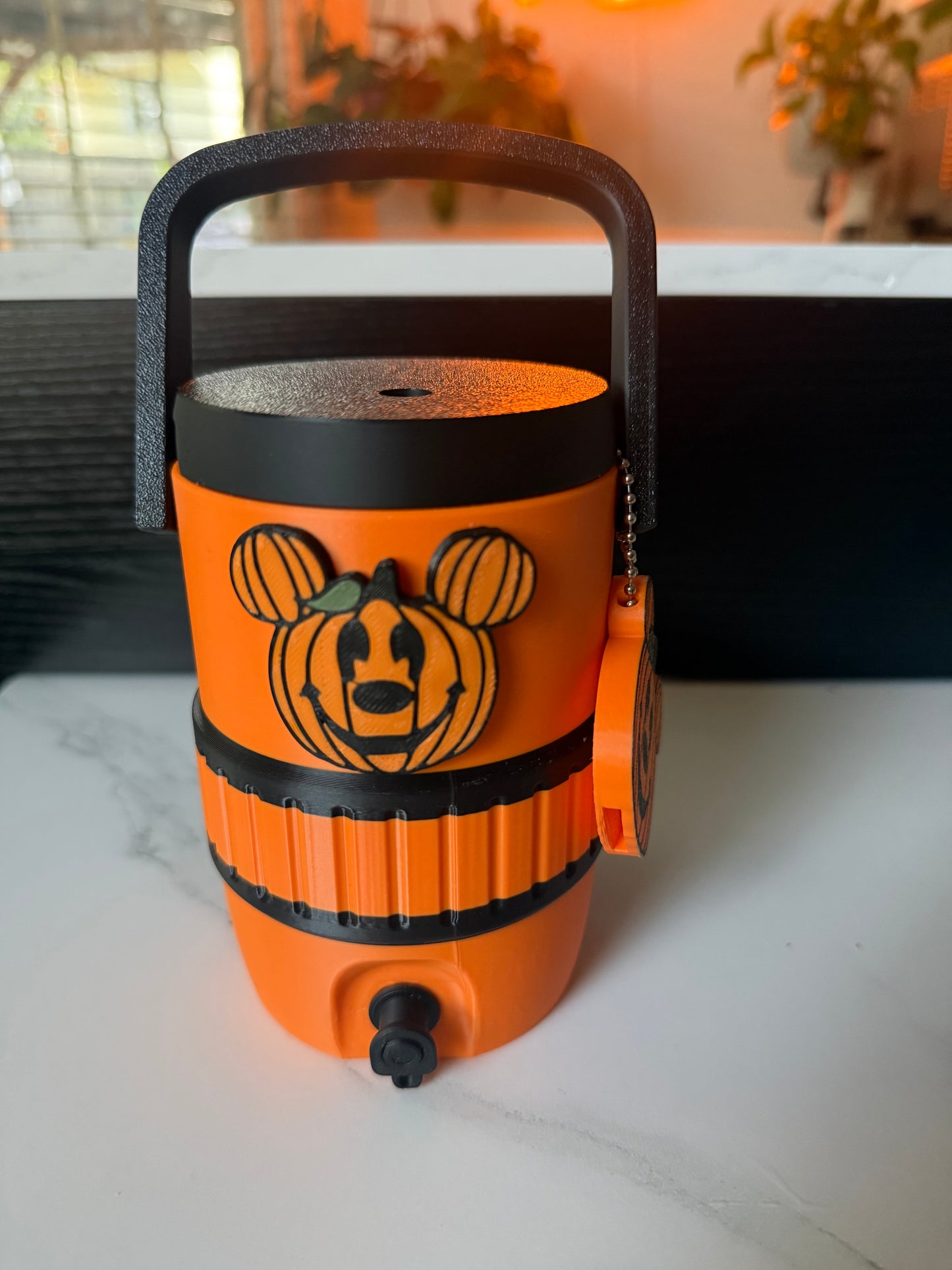 MOUSE PUMPKIN  - 12 oz Soda Can Holder STRAW TOPPER AND CAN OPENER SOLD SEPARATELY (CURRENT PROCESSING TIME IS 1- 2 WEEKS FOR PRODUCTION)