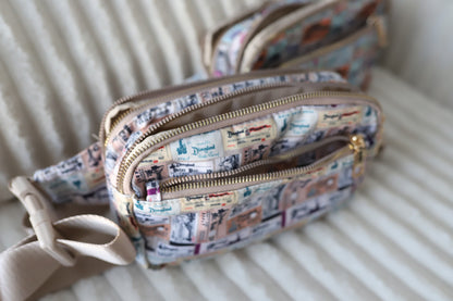 READY TO SHIP - DLR VINTAGE TICKET - BELT BAG