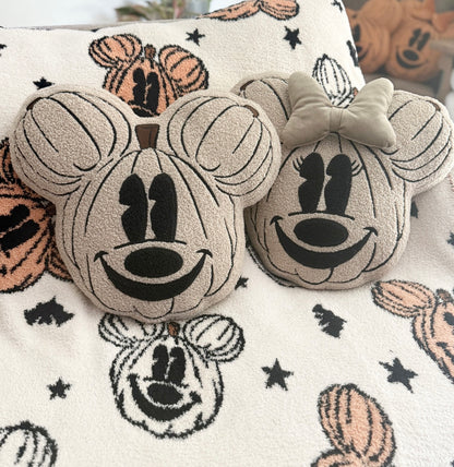 READY TO SHIP - BEIGE MOUSE PUMPKIN PILLOW