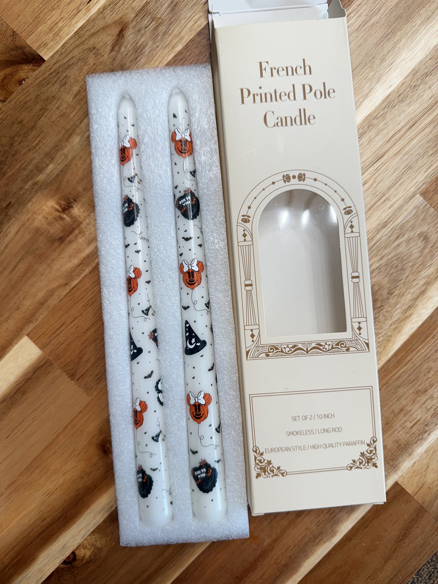 READY TO SHIP - RETRO CAKE SPOOKY MAGIC CANDLES (SET OF 2)