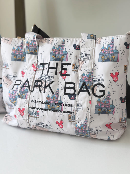 PRE ORDER - WEST COAST MAGIC DLR - THE PARK BAG (BAG CHARMS SOLD SEPARATELY)I UNDERSTAND THIS IS A PRE ORDER ESTIMATED ARRIVAL IS BEGINNING OF AUGUST (IF YOU ADD THIS PRE ORDER WITH ANY OTHER ITEMS YOUR WHOLE ORDER ARRIVES WHEN THE PRE ORDER ARRIVES