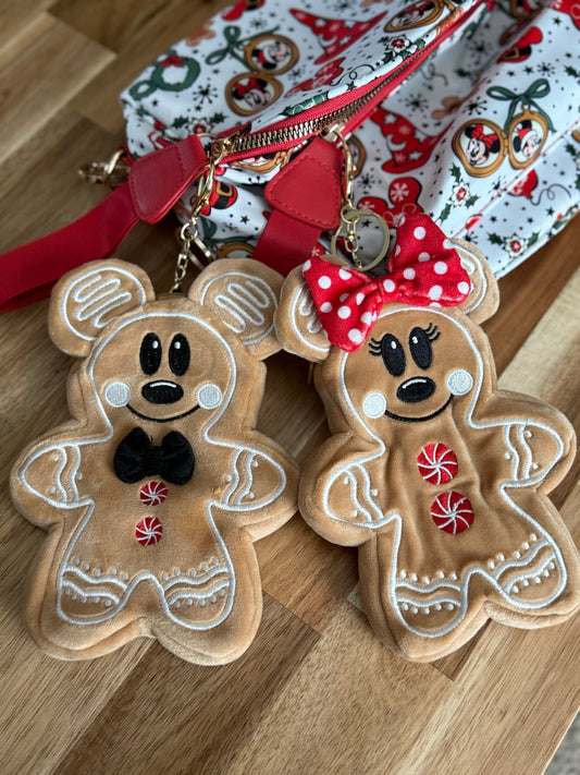 RTS- GINGERBREAD PLUSH BAG CHARM