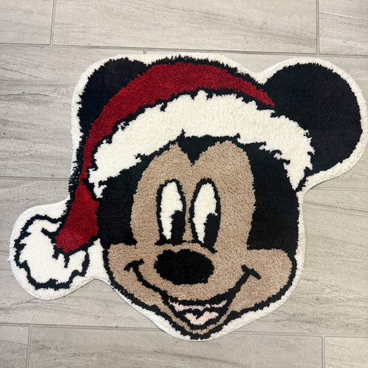 RTS- Santa Mouse - Non Slip Rug