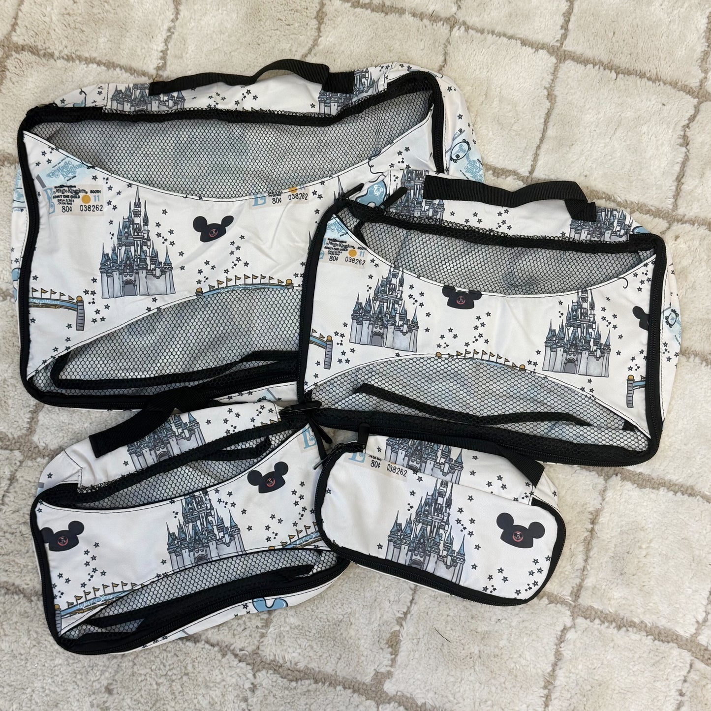 RTS - EAST COAST MAGIC WDW - PACKING CUBES 4 PIECE SET