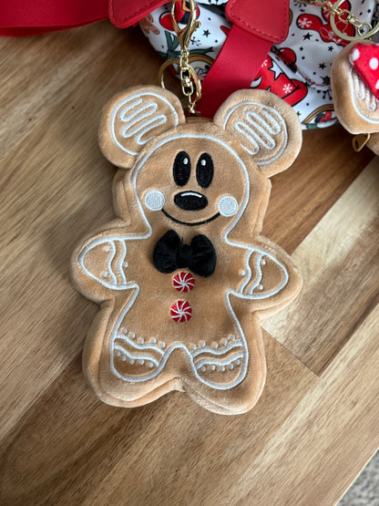 RTS- GINGERBREAD COIN KEY CHAIN