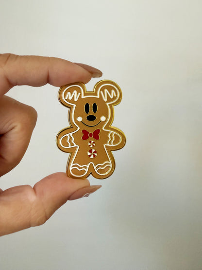 READY TO SHIP - BOY GINGERBREAD - ENAMEL PIN