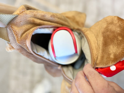 RTS- GINGERBREAD BACKPACK - UNIVERSAL SIZING FOR KIDS AND ADULTS