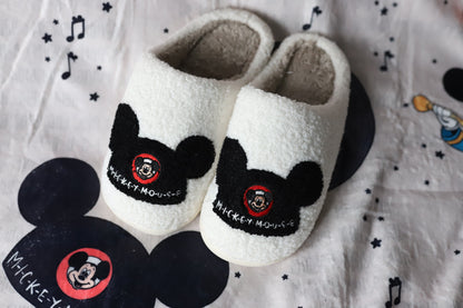 READY TO SHIP - Mouse Hat M-I C-K-E-Y  M-O-U-S-E - Slippers