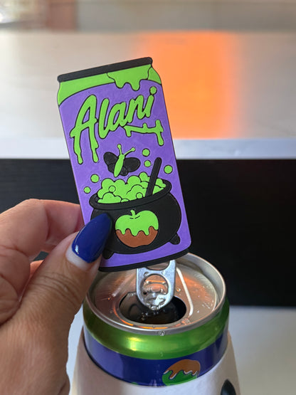 A L A N I WITCHES BREW   - SODA TAB OPENER (can holder and straw topper sold separately)