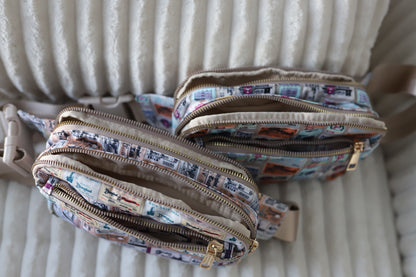 READY TO SHIP - WDW VINTAGE TICKET - BELT BAG