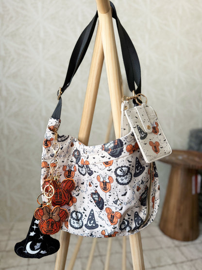 READY TO SHIP - RETRO CAKE SPOOKY MAGIC -  CROSSBODY BAG