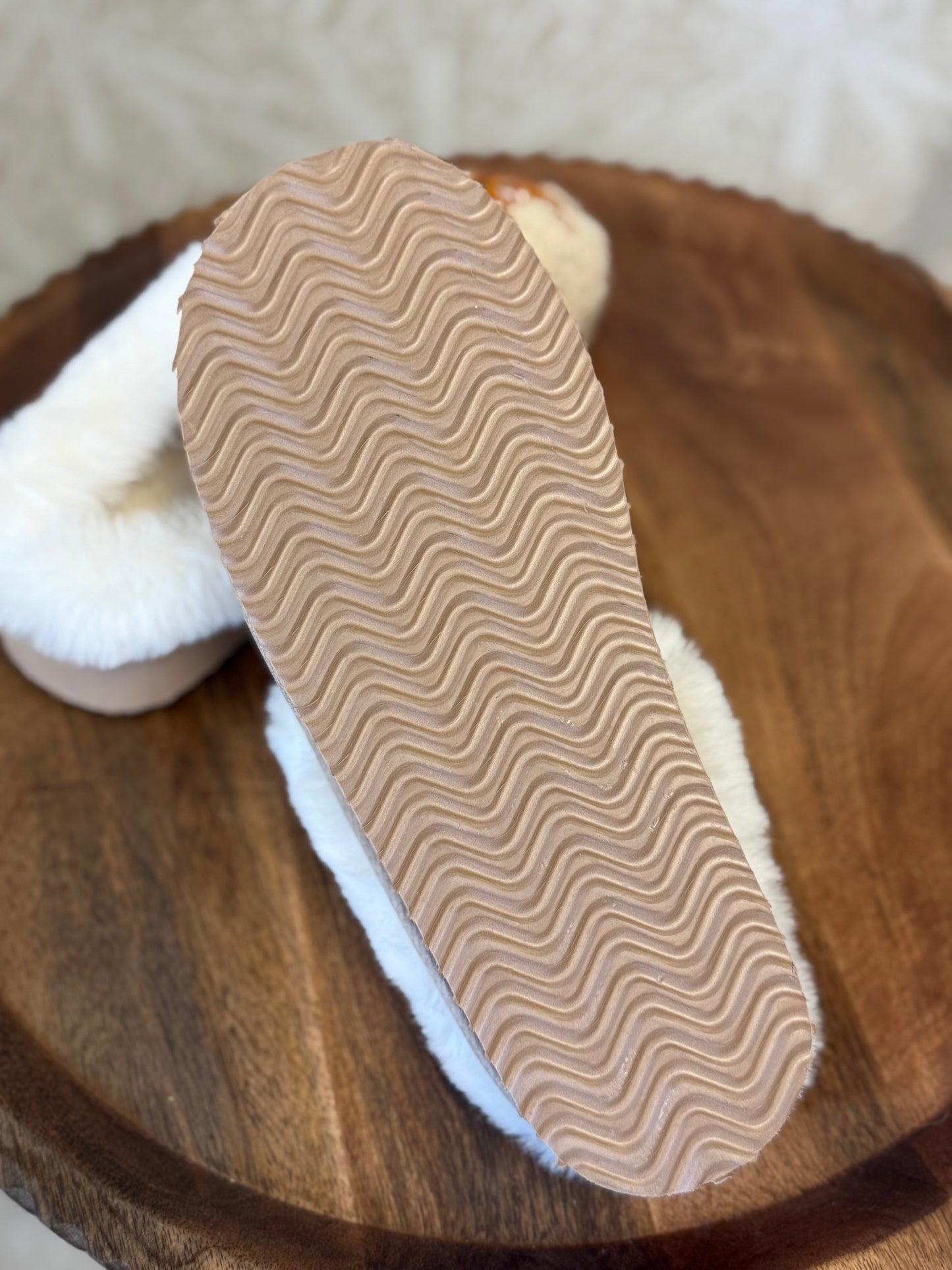 RTS - GINGERBREAD SCUFF SLIPPERS