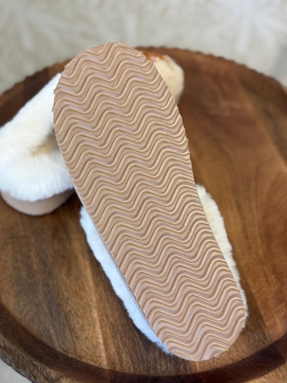 RTS - GINGERBREAD SCUFF SLIPPERS