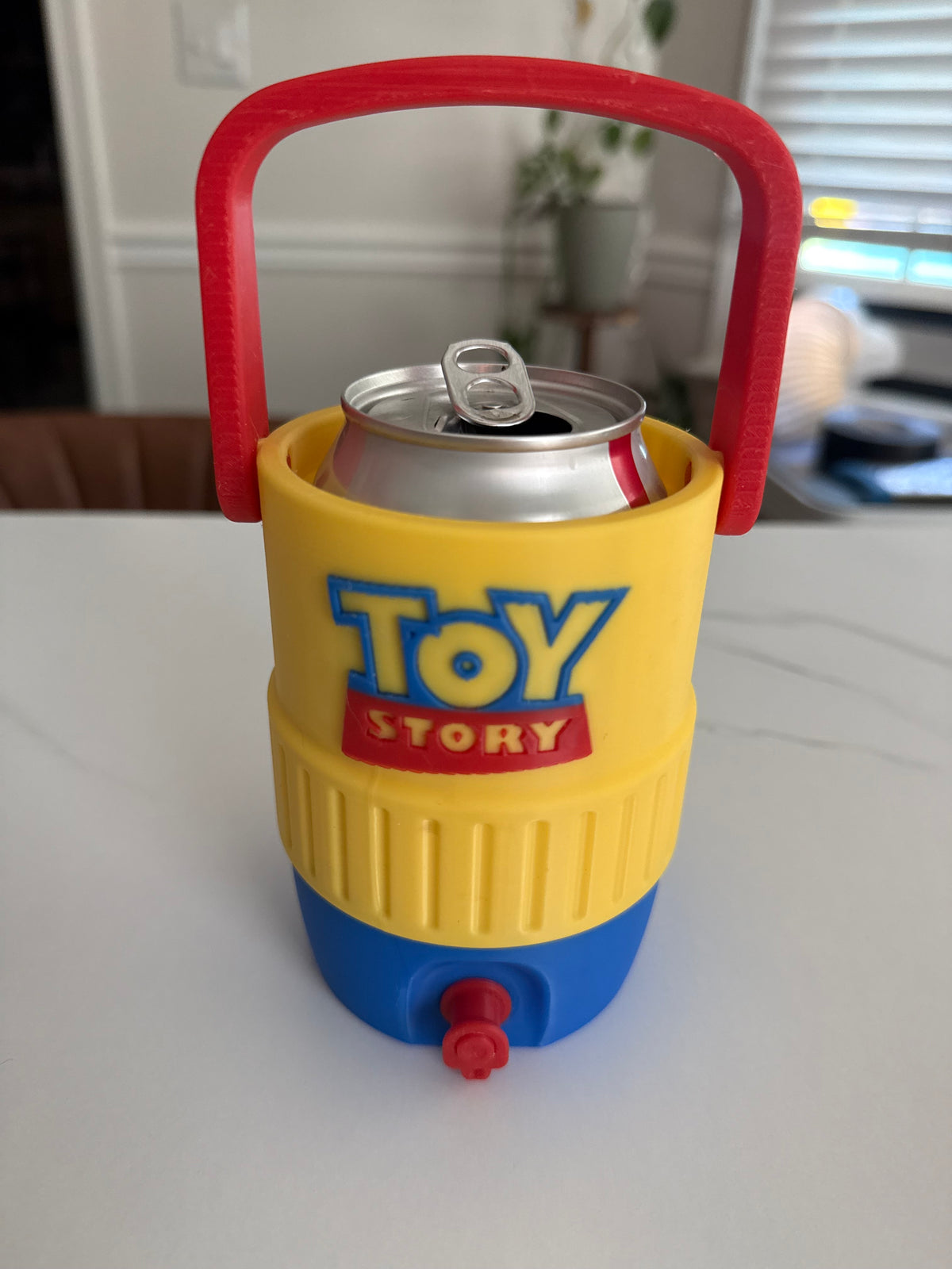 T O Y S T O R Y - 12 oz Soda Can Holder STRAW TOPPER AND CAN OPENER SOLD SEPARATELY (CURRENT PROCESSING TIME IS 1- 2 WEEKS FOR PRODUCTION)