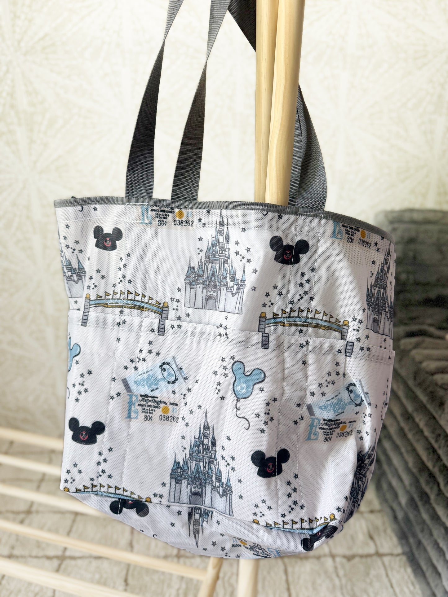 READY TO SHIP - EAST COAST MAGIC WDW - JUMBO MESH BEACH BAG