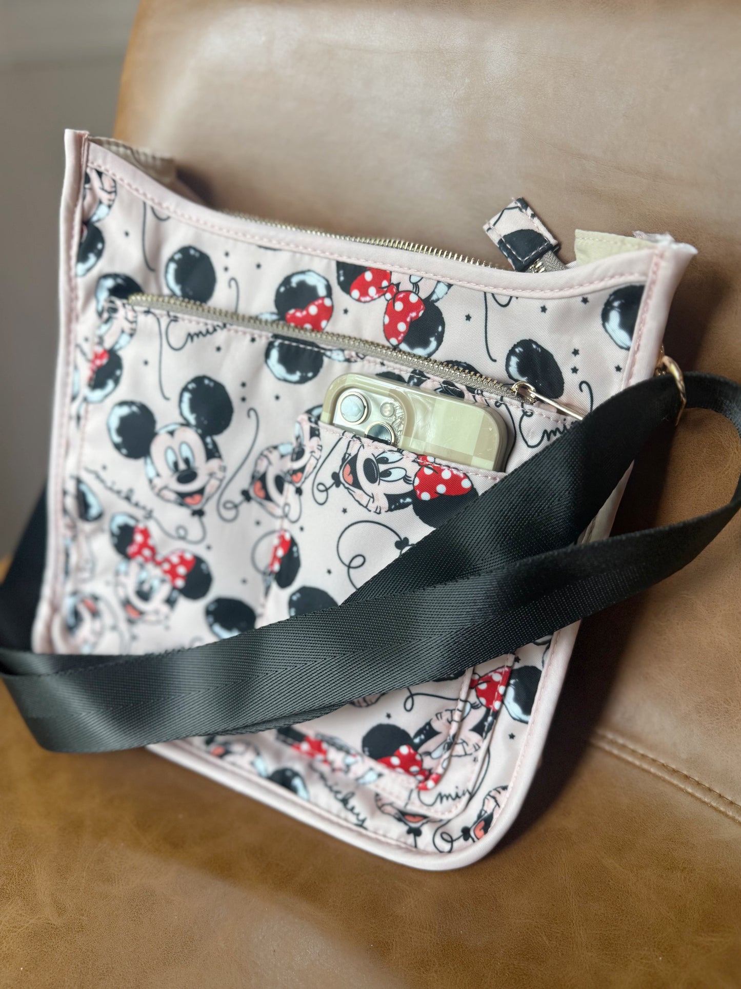 READY TO SHIP - MOUSE BALLOONS -  CROSSBODY BAG