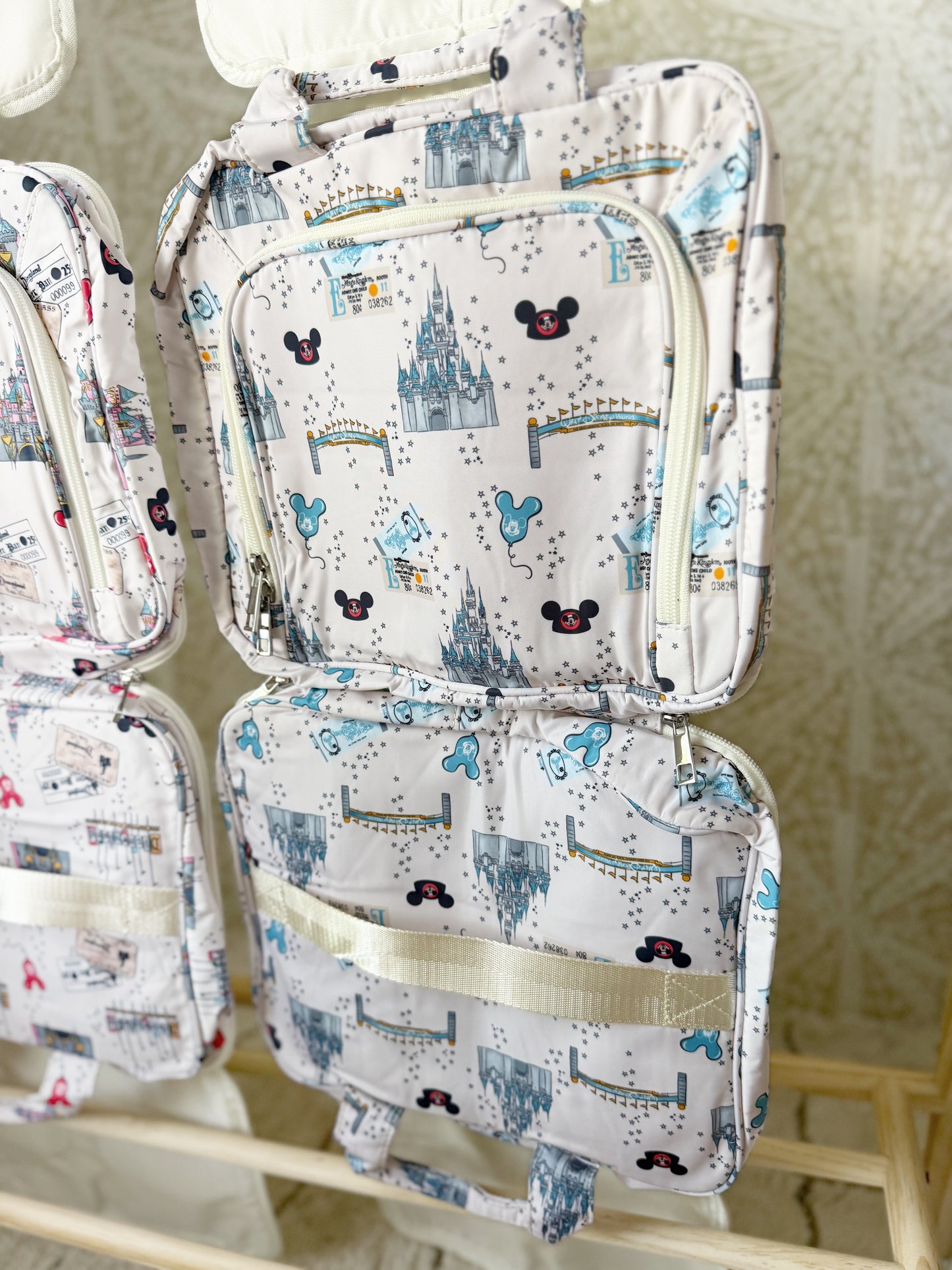 RTS- COAST TO COAST TRIFOLD COSMETIC BAG