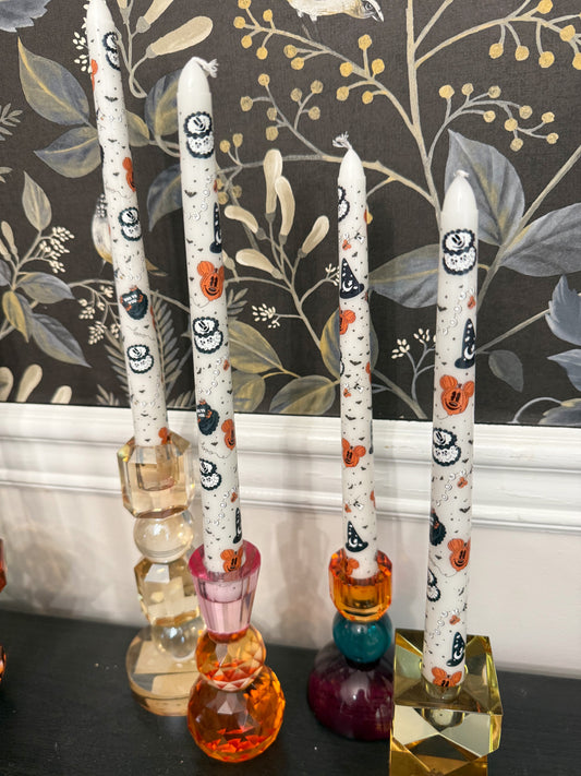 READY TO SHIP - RETRO CAKE SPOOKY MAGIC CANDLES (SET OF 2)