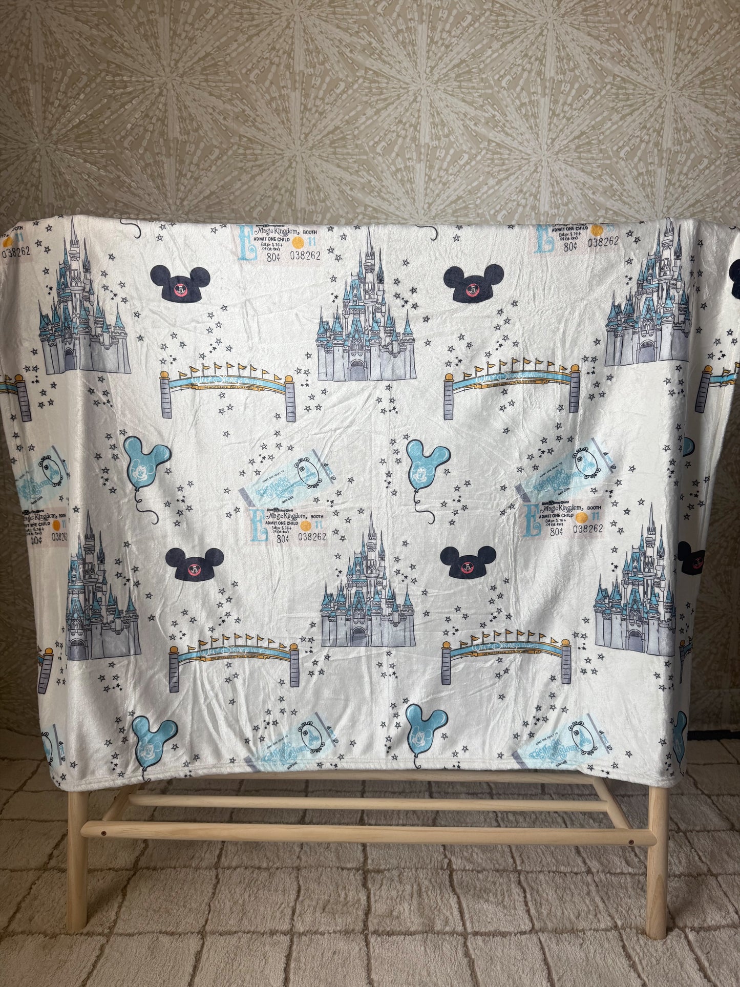 READY TO SHIP - EAST COAST MAGIC WDW - MINKY BLANKET 50x60"