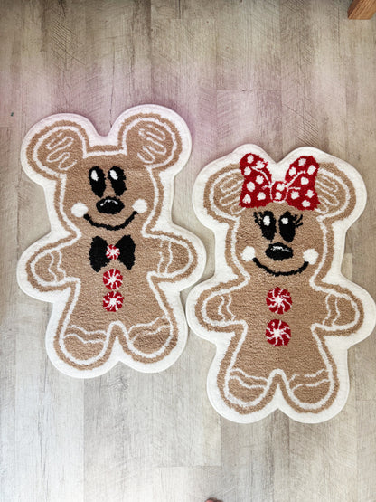 RTS- GINGERBREAD NON SLIP RUG