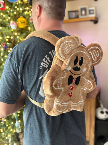 RTS- GINGERBREAD BACKPACK - UNIVERSAL SIZING FOR KIDS AND ADULTS