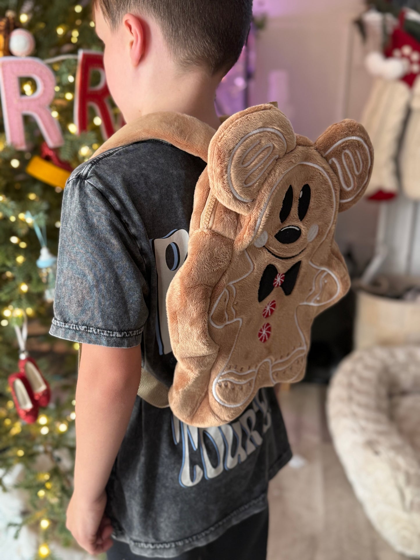 RTS- GINGERBREAD BACKPACK - UNIVERSAL SIZING FOR KIDS AND ADULTS