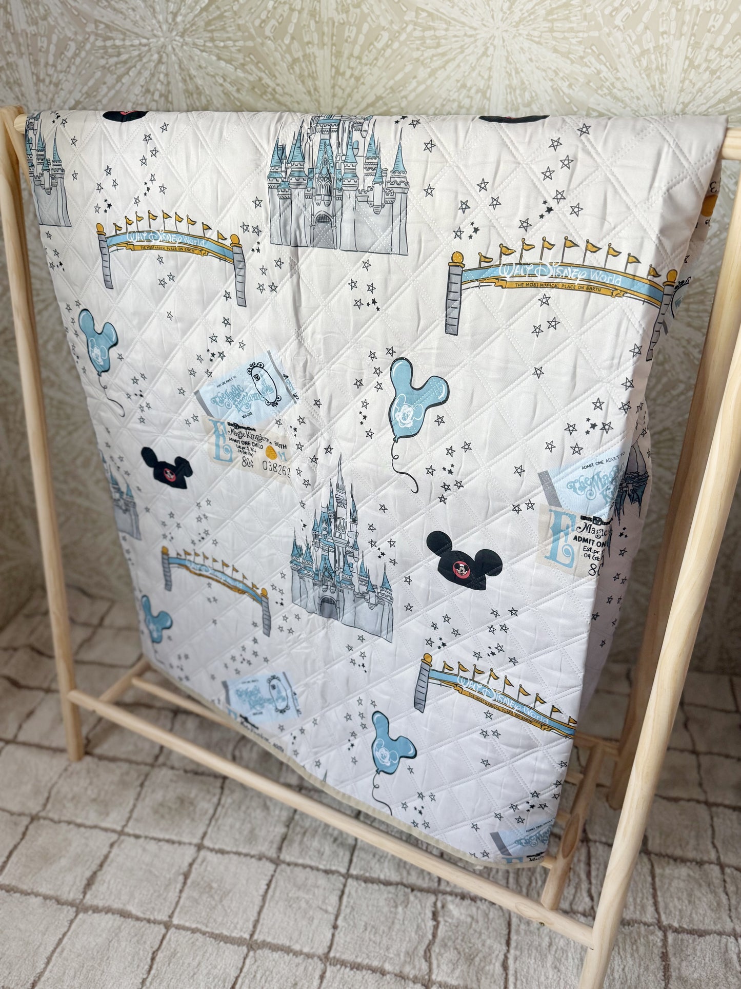 READY TO SHIP - EAST COAST MAGIC WDW - WATERPROOF MAT WITH LEATHER STRAP