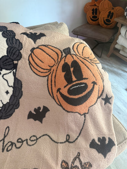 READY TO SHIP - BOO TO YOU CAKE KNITTED THROW