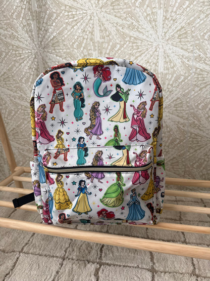 RTS- STANDARD SIZE BACKPACK - PRINCESSES
