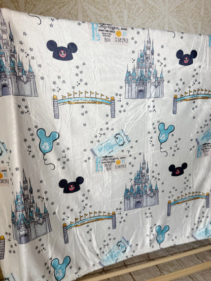 READY TO SHIP - EAST COAST MAGIC WDW - MINKY BLANKET 50x60"