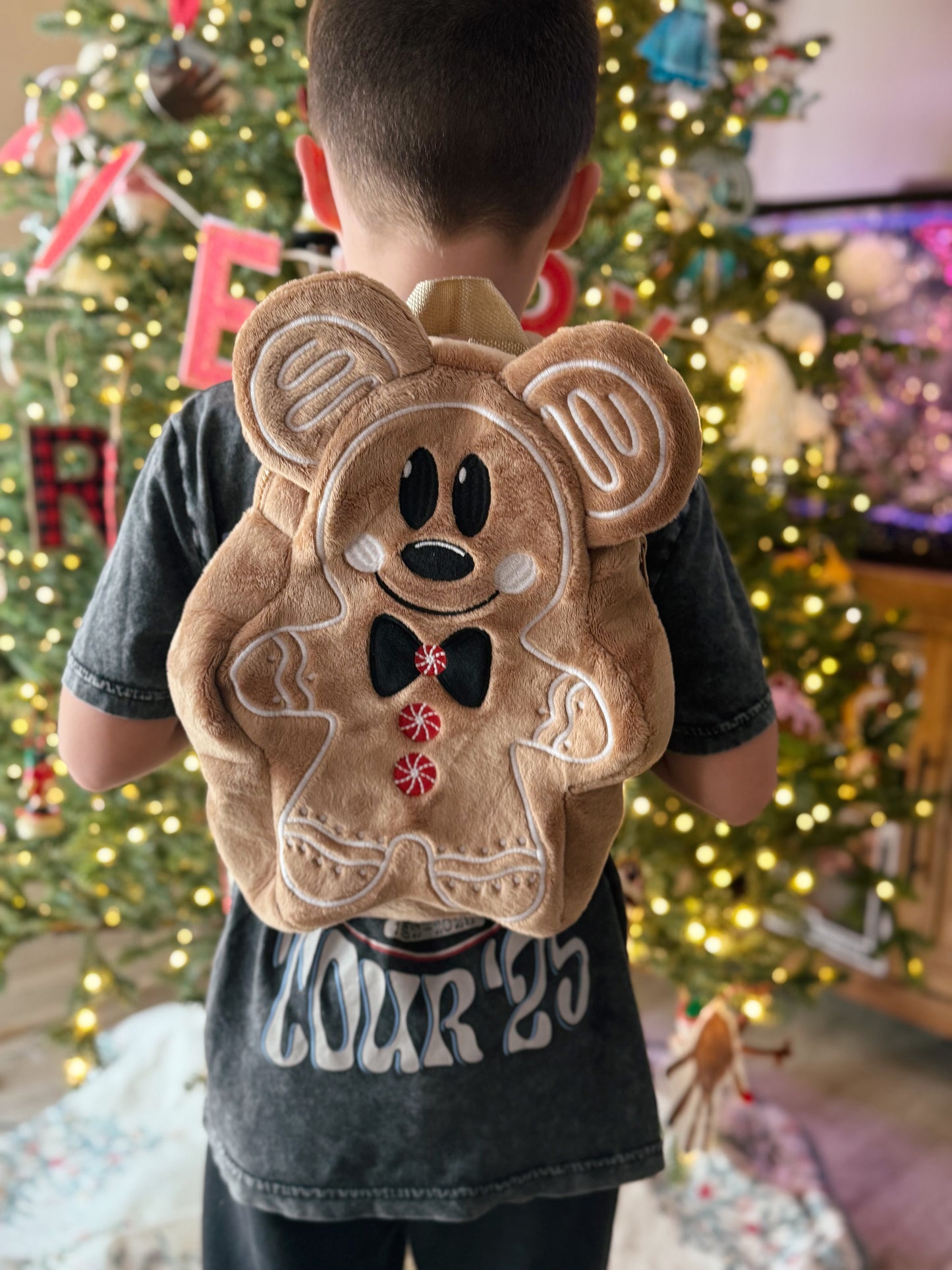 RTS- GINGERBREAD BACKPACK - UNIVERSAL SIZING FOR KIDS AND ADULTS
