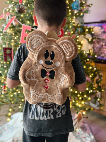 RTS- GINGERBREAD BACKPACK - UNIVERSAL SIZING FOR KIDS AND ADULTS