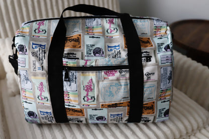 READY TO SHIP - WDW VINTAGE TICKET DUFFEL BAG