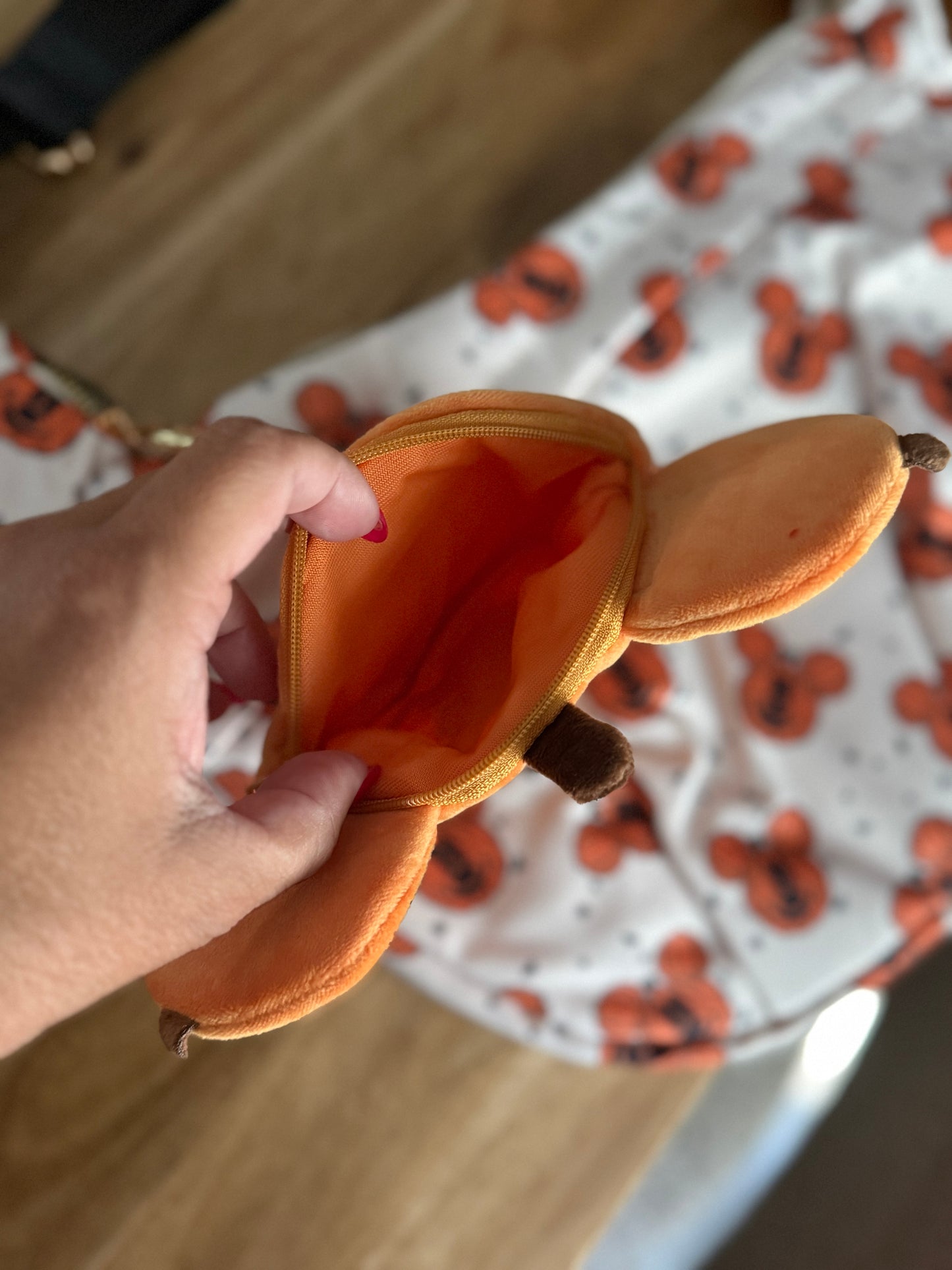 READY TO SHIP - PUMPKIN COIN POUCH/BAG CHARM