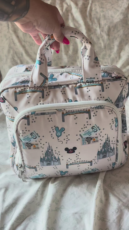 RTS- COAST TO COAST TRIFOLD COSMETIC BAG